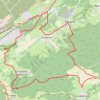 Trace GPS Belgique - Marenne (Hotton) - Province du Luxembourg, itinéraire, parcours