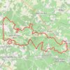 Trace GPS St Sulpice autour de St Bris, itinéraire, parcours