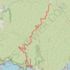 Trace GPS Calanques - L'Oule (Belvédère), itinéraire, parcours