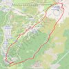 Trace GPS Croix de Chamrousse en boucle par le Lac Achard, itinéraire, parcours