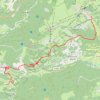 Trace GPS Les saisies - Molliesoulaz, itinéraire, parcours