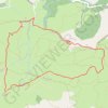 Trace GPS Mont Ursuya par le versant Est depuis la ferme Garatekoborda, itinéraire, parcours