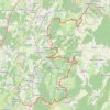 Trace GPS trace_3EJ Poligny Lons Le S., itinéraire, parcours