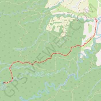 Trace GPS Cascade de Bois Banane - Ravine Chaude, itinéraire, parcours