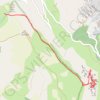 Trace GPS VIA FERRATA FLORAC (48), itinéraire, parcours