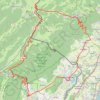 Trace GPS Vélo - Col de la Faucille et de la Givrine, itinéraire, parcours