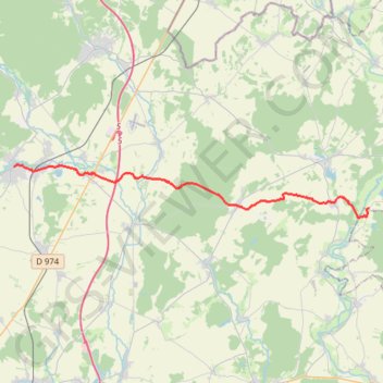 Trace GPS 27 Is sur Tille-Château de Rosières: 26.10 km, itinéraire, parcours