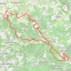 Trace GPS St Sulpice Villars, itinéraire, parcours