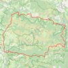Trace GPS Tour du Mont Lozère, itinéraire, parcours