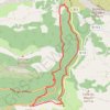Trace GPS Vallon de Nans (Saint-Vallier de Thiey, Caussols), itinéraire, parcours