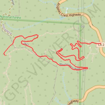 Trace GPS Teepee Trail, itinéraire, parcours