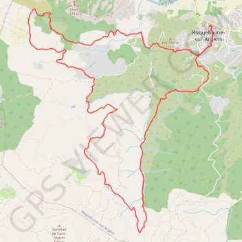 Trace GPS Randonnée nocturne des Lucioles - Parcours A, itinéraire, parcours
