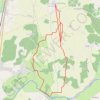 Trace GPS St Quentin de Chalais_circuit Sud, itinéraire, parcours