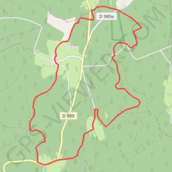 Trace GPS Massif ardennais des Hauts-Buttés, itinéraire, parcours