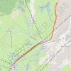 Trace GPS Alpe d'Huez - Falaises du lac Besson, itinéraire, parcours