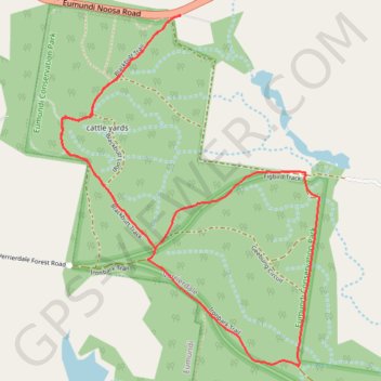 Trace GPS Eumundi Conservation Park, itinéraire, parcours