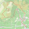 Trace GPS Santenay - Circuit de la Montagne aux 3 Croix, itinéraire, parcours