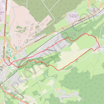 Trace GPS 10Km Marche Verdenne, itinéraire, parcours