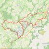 Trace GPS Autour de Callac (22), itinéraire, parcours