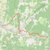 Trace GPS Grande Traversée des PréAlpes : Crest - Saillans, itinéraire, parcours