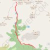 Trace GPS Haute Corse - variante GR20 - Forêt domaniale Albertacce après Calasima - Bergerie de Ballone - Refuge de Tighiettu - Bocca Minuta - Sud du Cirque de la Solitude, itinéraire, parcours