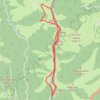 Trace GPS Crête Lauriñaga - Argaray en circuit depuis Gosnaito, itinéraire, parcours