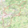 Trace GPS Florancy 57 kms, itinéraire, parcours