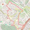 Trace GPS La corniche fleurie de Nice Ouest, itinéraire, parcours