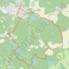 Trace GPS Val de loire, La Ferté-Saint-Cyr, Circuit des étangs, itinéraire, parcours