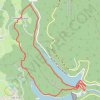 Trace GPS Barrages de Renaison, Lavoine, Combegrand, La Tâche, itinéraire, parcours