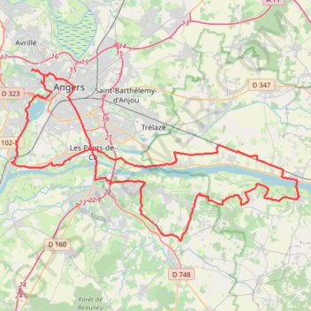 Trace GPS St Remy la Varenne 79 km-17417851, itinéraire, parcours