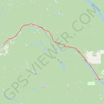 Trace GPS Houston - Burns Lake, itinéraire, parcours