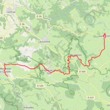 Trace GPS Chemin de Saint Régis Etape 2, itinéraire, parcours