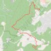 Trace GPS Hiking Tour to 44.02994,3.96617, itinéraire, parcours