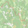 Trace GPS TMV24 Balisage Royère St Pardoux 22 kms, itinéraire, parcours