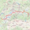 Trace GPS Trente - Annecy, itinéraire, parcours