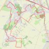 Trace GPS Reco parcours 19km Foulées Valdericourtiennes, itinéraire, parcours