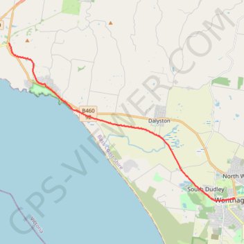 Trace GPS Bass Coast Rail Trail, itinéraire, parcours