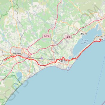 Trace GPS HwlJf, itinéraire, parcours