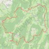 Trace GPS tour des Bauges, itinéraire, parcours