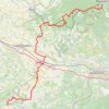 Trace GPS GR7 De Mazamet (Tarn) à Mirepoix (Ariège), itinéraire, parcours