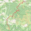 Trace GPS Gite Bleymard - Chasserades, itinéraire, parcours