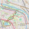 Trace GPS Epinay sur Seine Parc des Chantereines, itinéraire, parcours