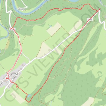 Trace GPS Lizine, itinéraire, parcours