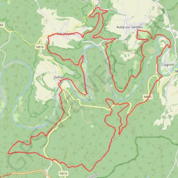 Trace GPS Randonnée des hayons, itinéraire, parcours