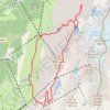 Trace GPS Les Lacs des Rousses dans les Grandes Rousses, itinéraire, parcours