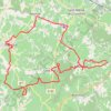 Trace GPS Segonzac 40 kms, itinéraire, parcours