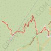 Trace GPS Chiquito Falls (Lyon Canyon Falls), itinéraire, parcours