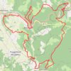 Trace GPS Bruniquel Larroque, itinéraire, parcours