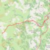 Trace GPS Première étape possible sur le chemin de Saint-Guilhem, itinéraire, parcours
